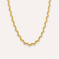 STERLING SILVER WAVY CHAIN - Decollective -  - 