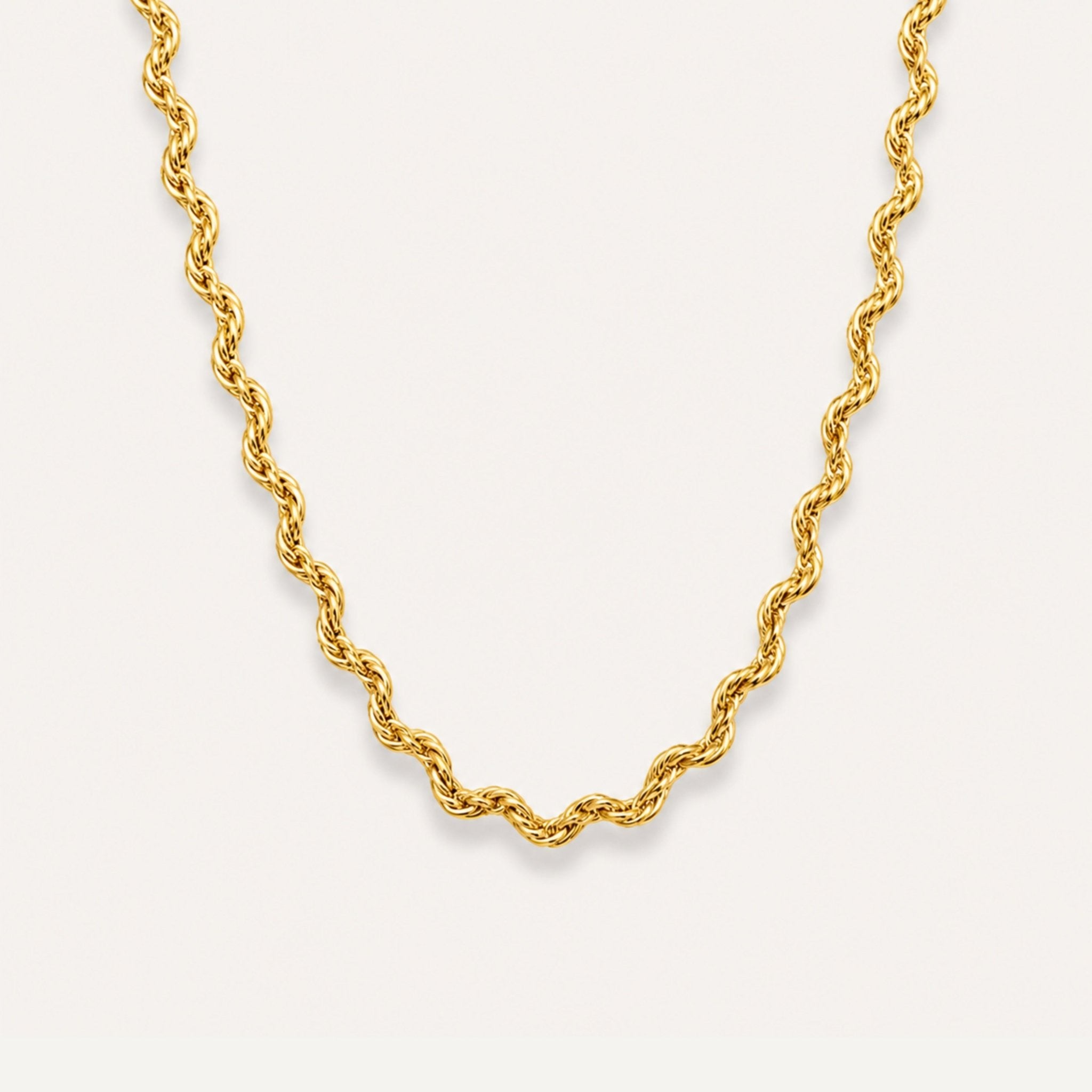 STERLING SILVER WAVY CHAIN - Decollective -  - 