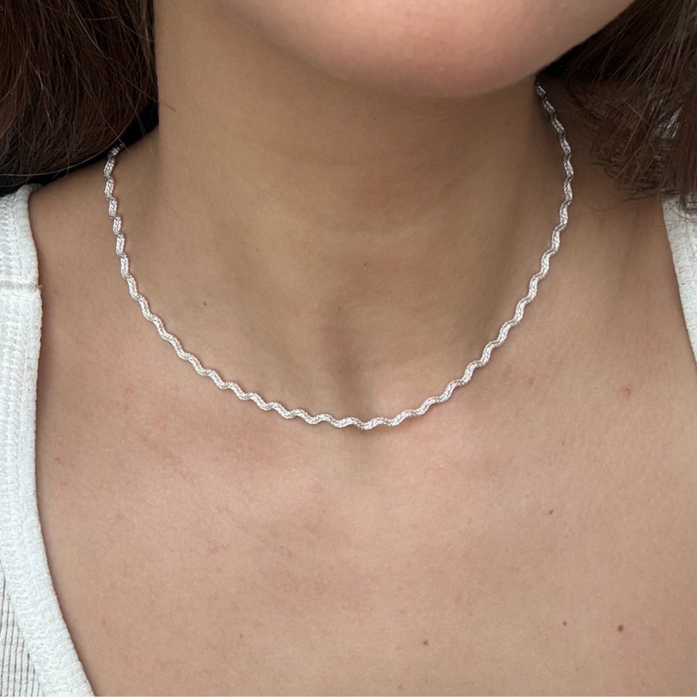 STERLING SILVER WAVY CHAIN – Decollective