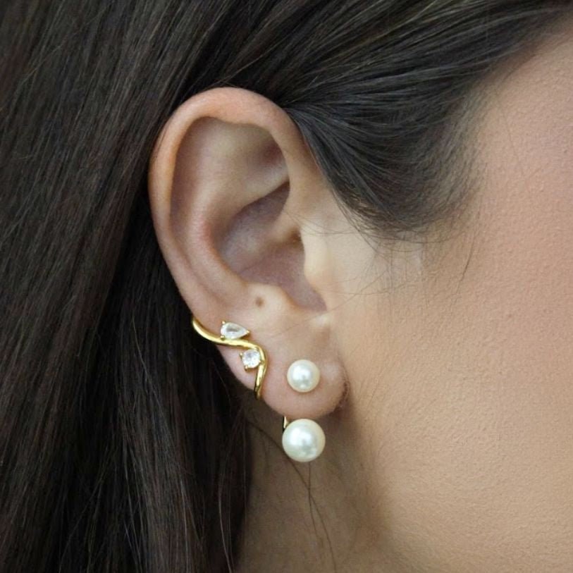 THE BELLINA PEARL EARRINGS - Decollective -  - 