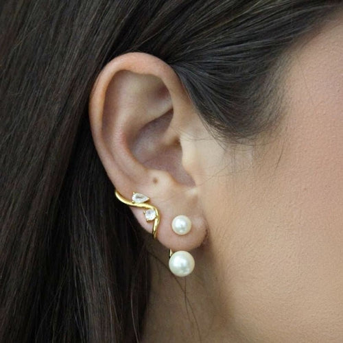 THE BELLINA PEARL EARRINGS - Decollective -  - 
