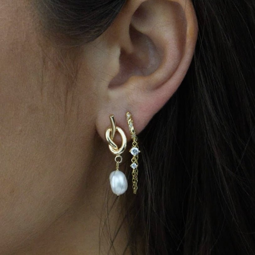THE LUNA KNOT EARRINGS - Decollective -  - 