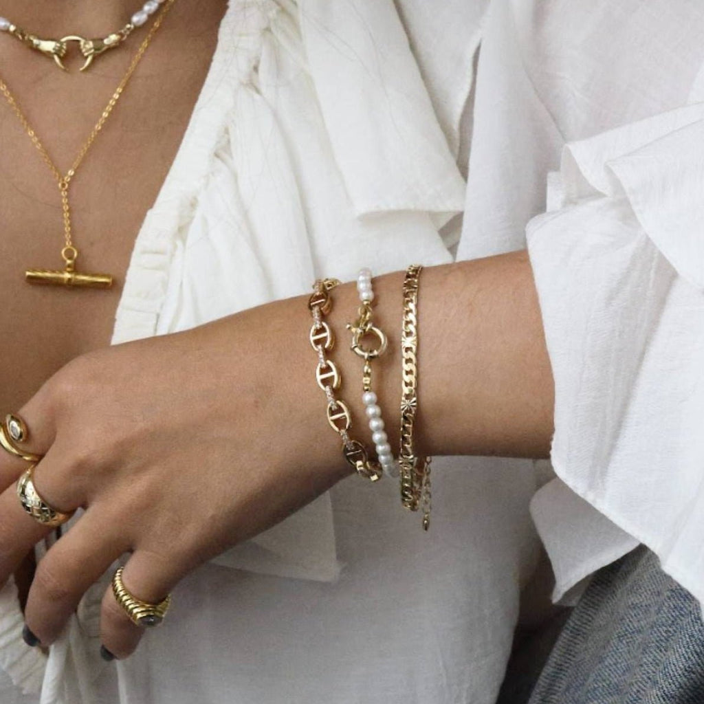 THE VALENTINA PEARL BRACELET - Decollective -  - 